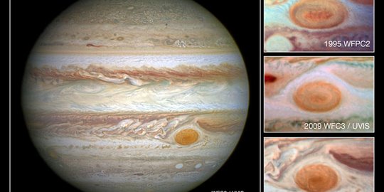 Misteri bintik merah raksasa Jupiter akhirnya terungkap!