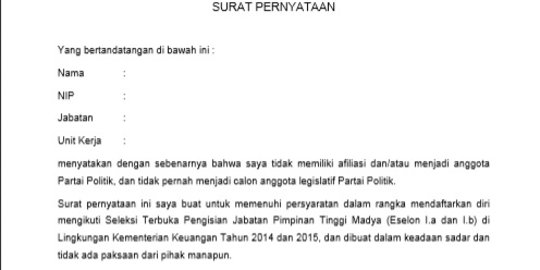 Peserta lelang jabatan harus bebas pidana & bukan anggota parpol