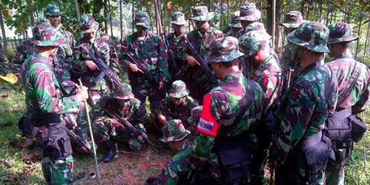 Semburan gas muncul di Balikpapan,prajurit tempur TNI dikerahkan