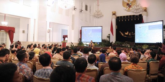 Jokowi terima peserta program pendidikan Lemhannas di Istana