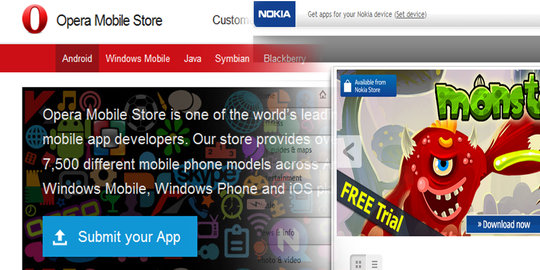 Opera Mobile Store segera gulingkan Nokia Store