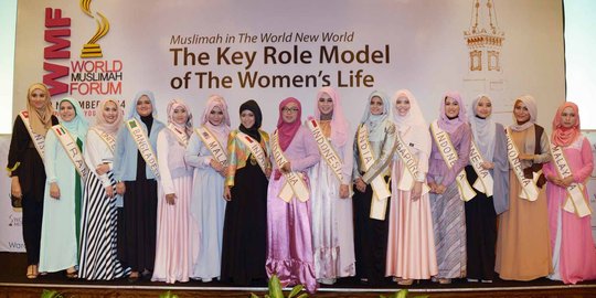 Pesona finalis Miss World Muslimah 2014 ikuti sesi foto di Yogya