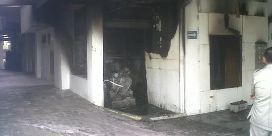 Genset terbakar, tamu hotel di Medan kocar-kacir