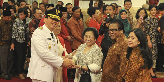 Ahok sesumbar Pilkada DKI 2017 bakal didukung Megawati