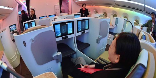 Mengintip kemewahan dan kecanggihan pesawat baru Airbus A350 XWB