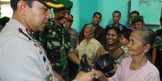 Pererat tali silaturahmi, TNI-Polri di Kediri gelar bakti sosial