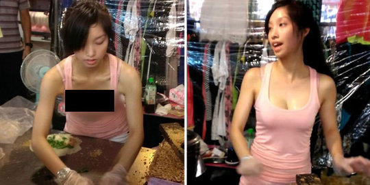 Gadis manis penjual es krim di Taiwan digemari netizen