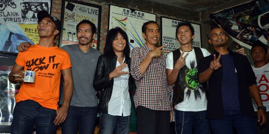 Kesetiaan Slank tetap dukung Jokowi meski sudah naikkan BBM