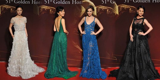 Gaya anggun bintang cantik Taiwan di Golden Horse Film Awards