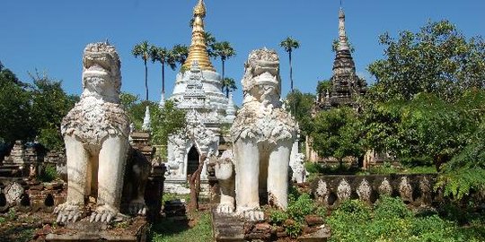 Hmwe Paya, pagoda yang dihuni ular-ular suci di Myanmar