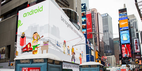 Google kuasai papan iklan digital terbesar di dunia