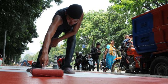 Mulai 2015, pedestrian dan trotoar di Jakarta diurus Dinas PU