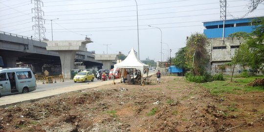 Dampak pembangunan Tol Priok, lahan terbuka di Jakut rusak parah