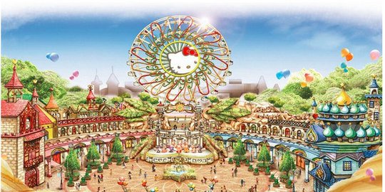 China buat Hello Kitty Park, buka di tahun baru