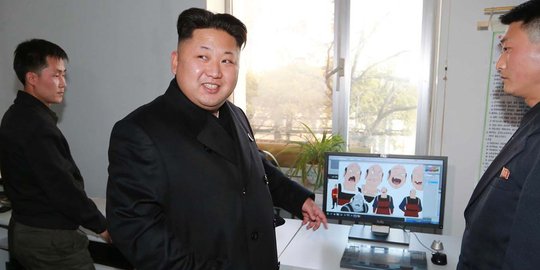 Unik, Kim Jong Un sidak studio film kartun