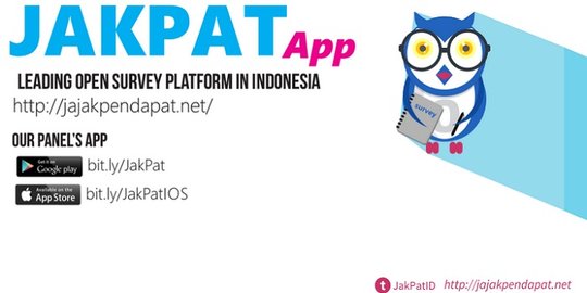 JAKPAT, aplikasi survei online kilat dengan 18.000 responden