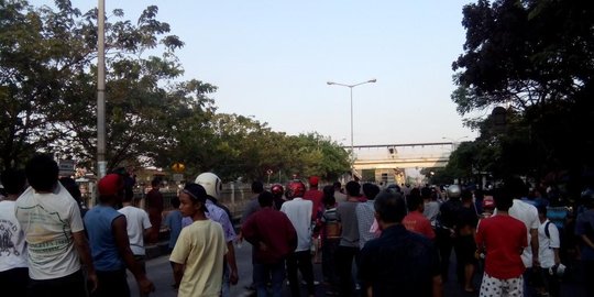 Tawuran antar warga kembali pecah di Manggarai