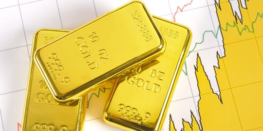 Hari ini harga emas naik Rp 7.000 per gram