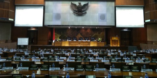 Ini ruang rapat DPR yang tidak memasang foto Jokowi-JK