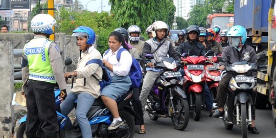 Ratusan pelajar dominasi kasus pelanggaran lalu lintas | merdeka.com