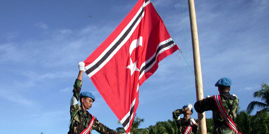 5 Bendera Bulan Bintang berkibar di Aceh di Hari Milad GAM