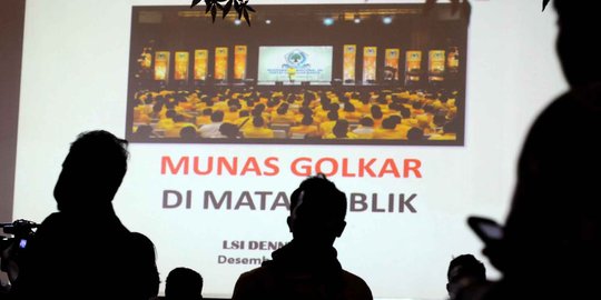 Hasil survei LSI terkait Munas Partai Golkar di Bali