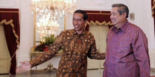 SBY dan JK hanya bertemu 10 menit di Istana Wapres