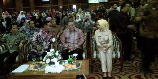 Sampaikan kuliah umum, SBY disambut histeris mahasiswa UIN