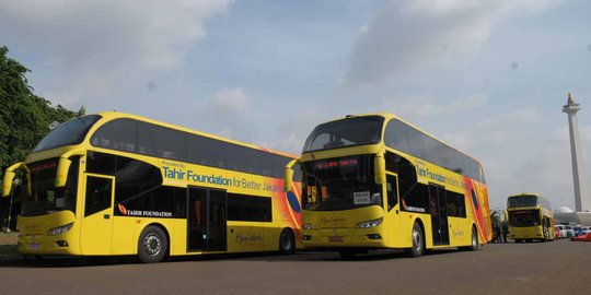 Ini bus tingkat Tahir Foundation yang siap layani warga Jakarta