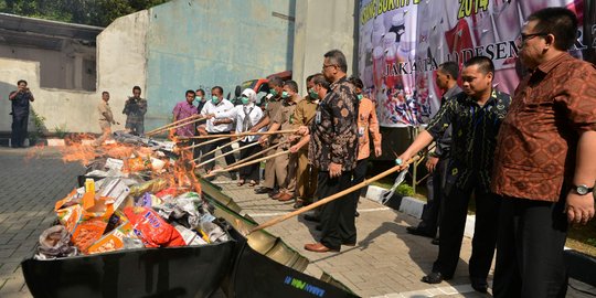 BPOM musnahkan ribuan obat & makanan ilegal senilai Rp 2 miliar