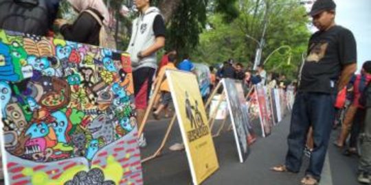 Memupuk nasionalisme lewat pameran lukisan