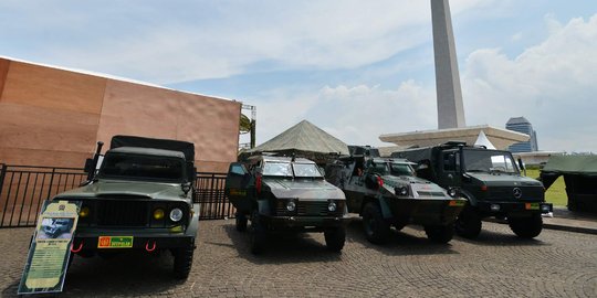 Peringati HUT ke-69, TNI AD gelar pameran alutsista di Monas