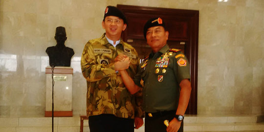 Moeldoko soal Ahok dapat baret: Gubernur punya kekuatan militer