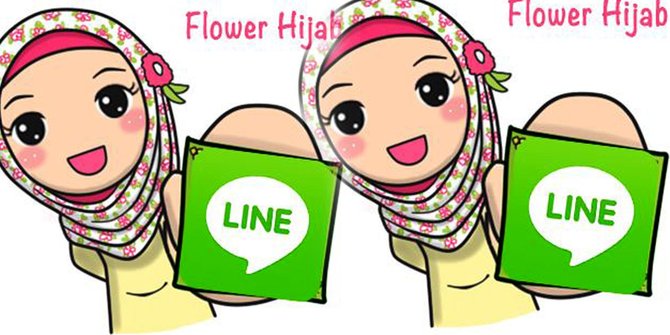 Flower Hijab stiker  karya pria jebolan SMA laku Rp 400 