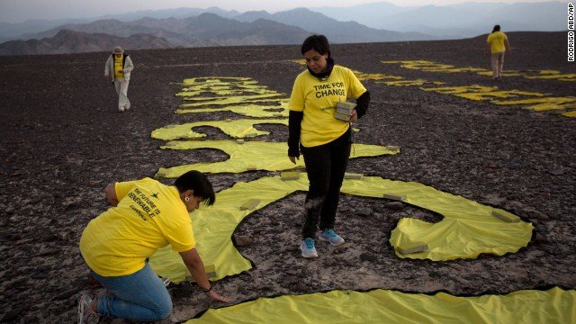 greenpeace rusak garis nazca