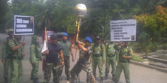 Peringati Hari Juang Kartika Kopral Bagyo hancurkan gada gentong