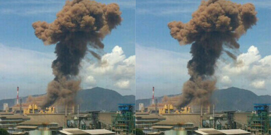 Ledakan di Krakatau Posco, banyak karyawan alami luka bakar