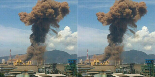 Ini penyebab ledakan di pabrik baja Krakatau Posco Cilegon
