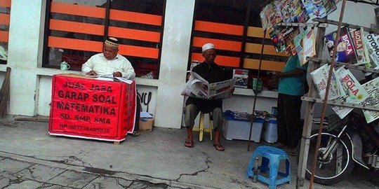 Cerita Bagyo, tukang garap PR matematika mimpi punya Bimbel