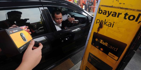 Gerbang Tol Semanggi 1 tak terima transaksi tunai