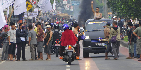 Jalan ditutup, warga ancam demo hotel termegah di Puncak Bogor