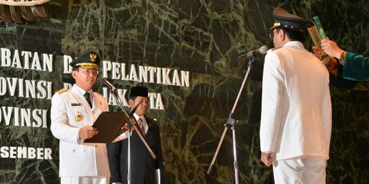 Ahok lantik Djarot Saiful jadi wakil gubernur DKI