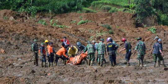 Lagi, 19 jenazah korban longsor Banjarnegara ditemukan