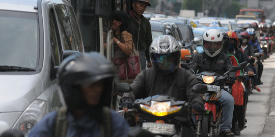 Polisi: Pemotor di HI pilih jalan tikus daripada naik bus gratis