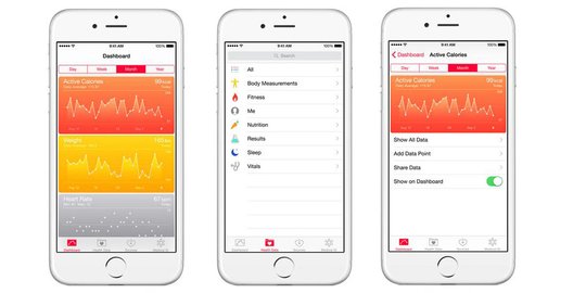 Olahraga tetap eksis dengan aplikasi Health di iPhone 6