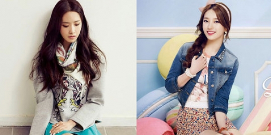 Pakai baju kembar, Yoona SNSD Vs Suzy Miss A cantik mana 