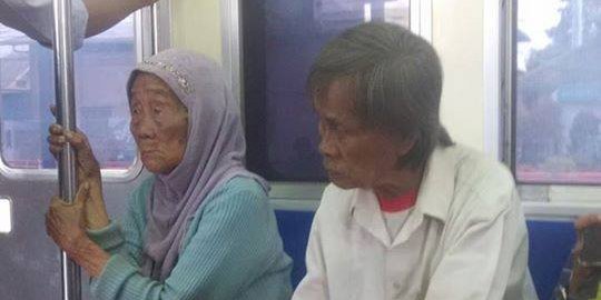 Kisah kakek miskin di KRL tolak uang Rp 100 ribu jadi viral