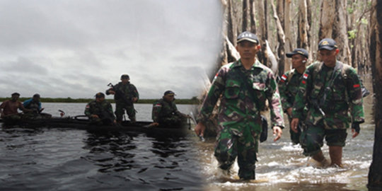 Kisah heroik prajurit Kostrad buru pencuri kayu ilegal