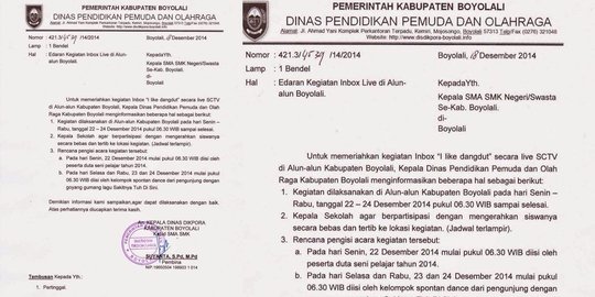 Dinas Pendidikan Boyolali bantah wajibkan siswa saksikan Inbox