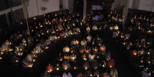 Tradisi unik ibadah Natal di Gereja Immanuel Jakarta